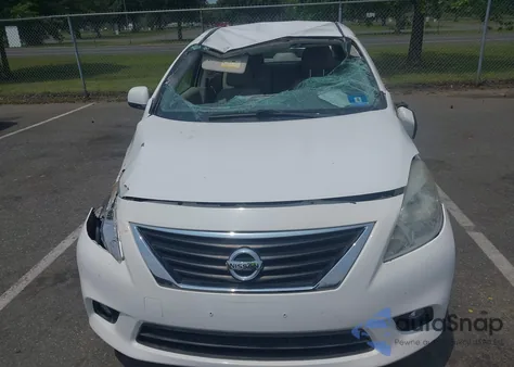 2012 Nissan Versa 1.6 Sl из США, поврежденный, VIN 3N1CN7AP5CL829577